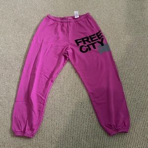 free city sweatpants, size small